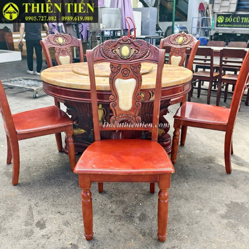 Bộ bàn ăn 5 ghế tròn (3)