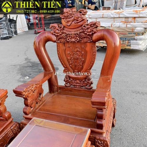 Bộ salon gỗ gõ đỏ 7 món tay 11 (1)
