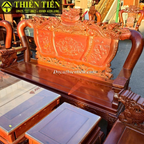 Bộ salon gỗ gõ đỏ 7 món tay 11 (4)