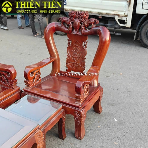 Bộ salon gỗ keo (1)