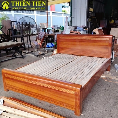 Giường 1m6 gỗ cẩm (2)