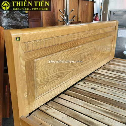 Giường 1m6 gỗ sồi (2)