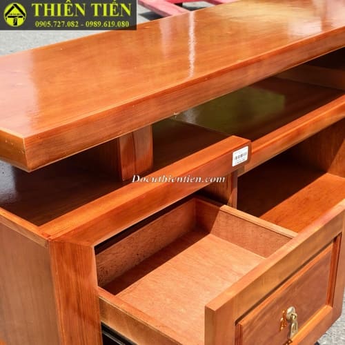 Kệ tivi 1m6 gỗ xoan đào (2)