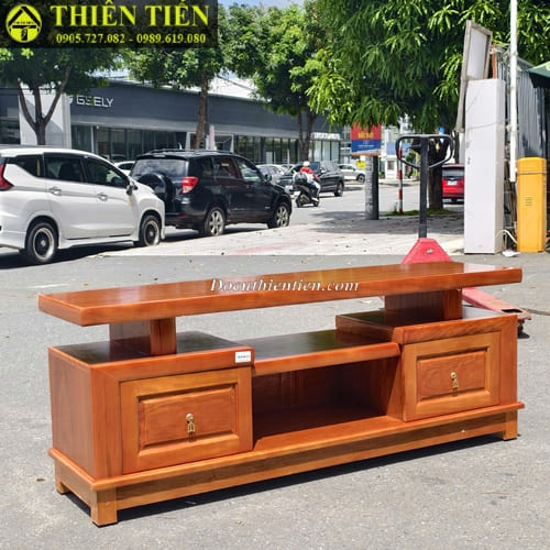 Kệ tivi 1m6 gỗ xoan đào (4)