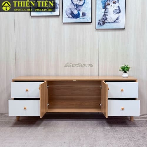 Kệ tivi vàng 1m6 6 nút (4)