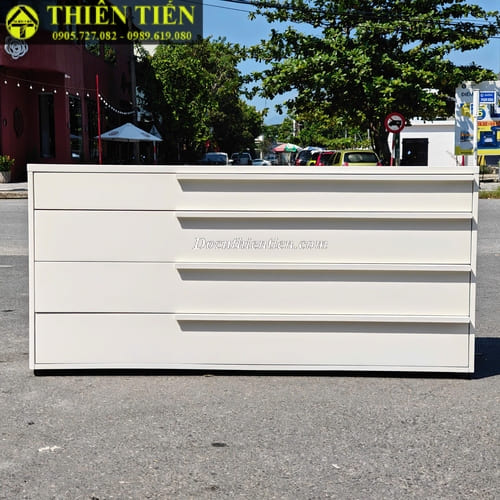P-XK tủ gỗ 4 ngăn trắng (3)