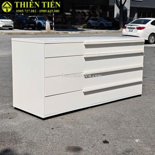 P-XK tủ gỗ 4 ngăn trắng (4)