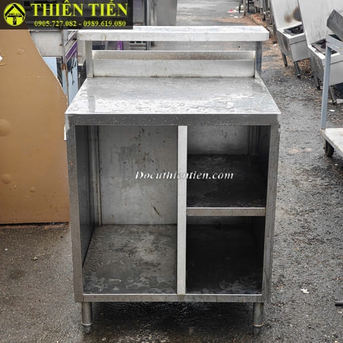 Tủ inox kèm kệ (2)