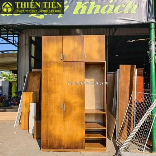 Tủ quần áo 2 cánh kèm kệ (2)