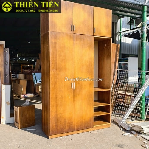 Tủ quần áo 2 cánh kèm kệ (3)