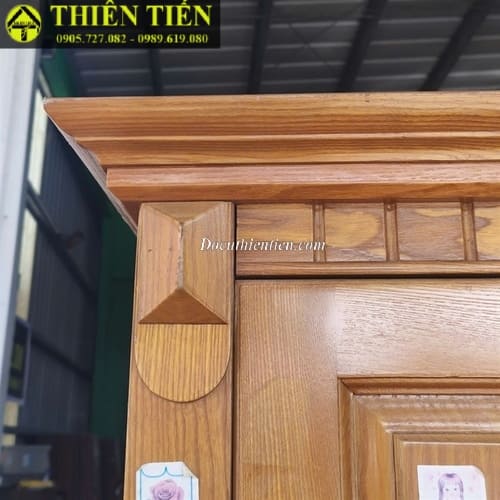 Tủ quần áo 4 cánh gỗ sồi (2)